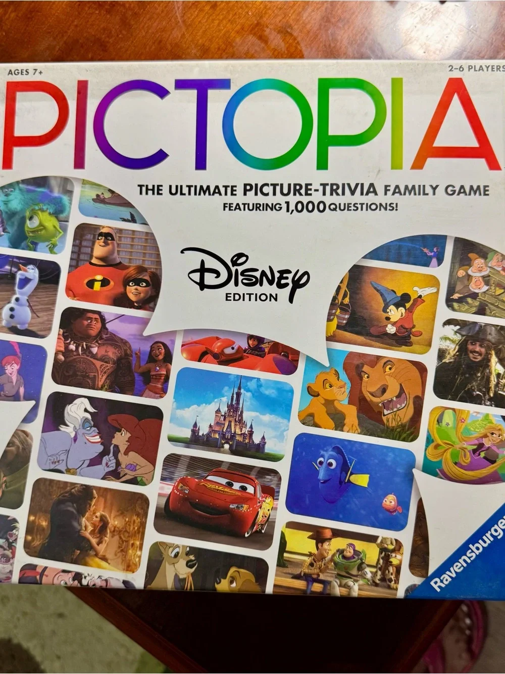 Ravensburger Pictopia Disney Edition Family Trivia Game - Multicolor